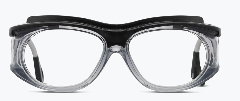 PENTAX EAGLE Z87-2+ SAFETY GLASSES BLACK GREY 56-11 ANSI AUTHENTIC
